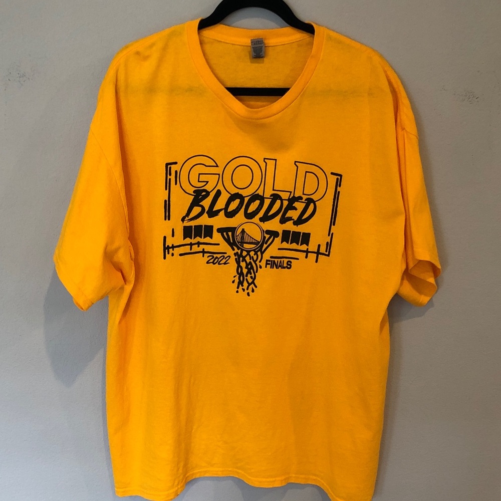 Gildan Golden State Warriors'Gold Blooded' Graphic Short-Sleeve T-Shirt